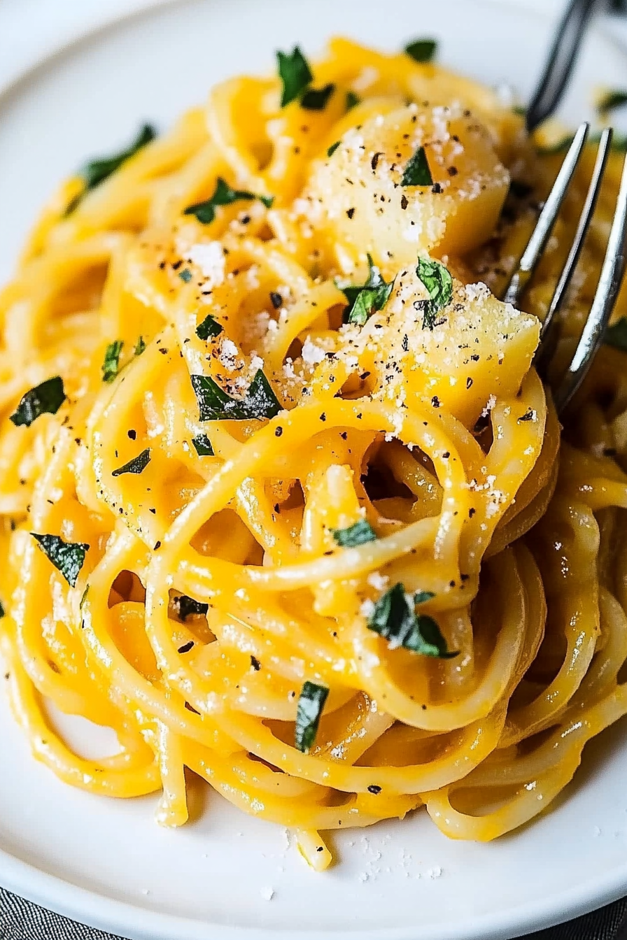 Butternut Leek Spaghetti