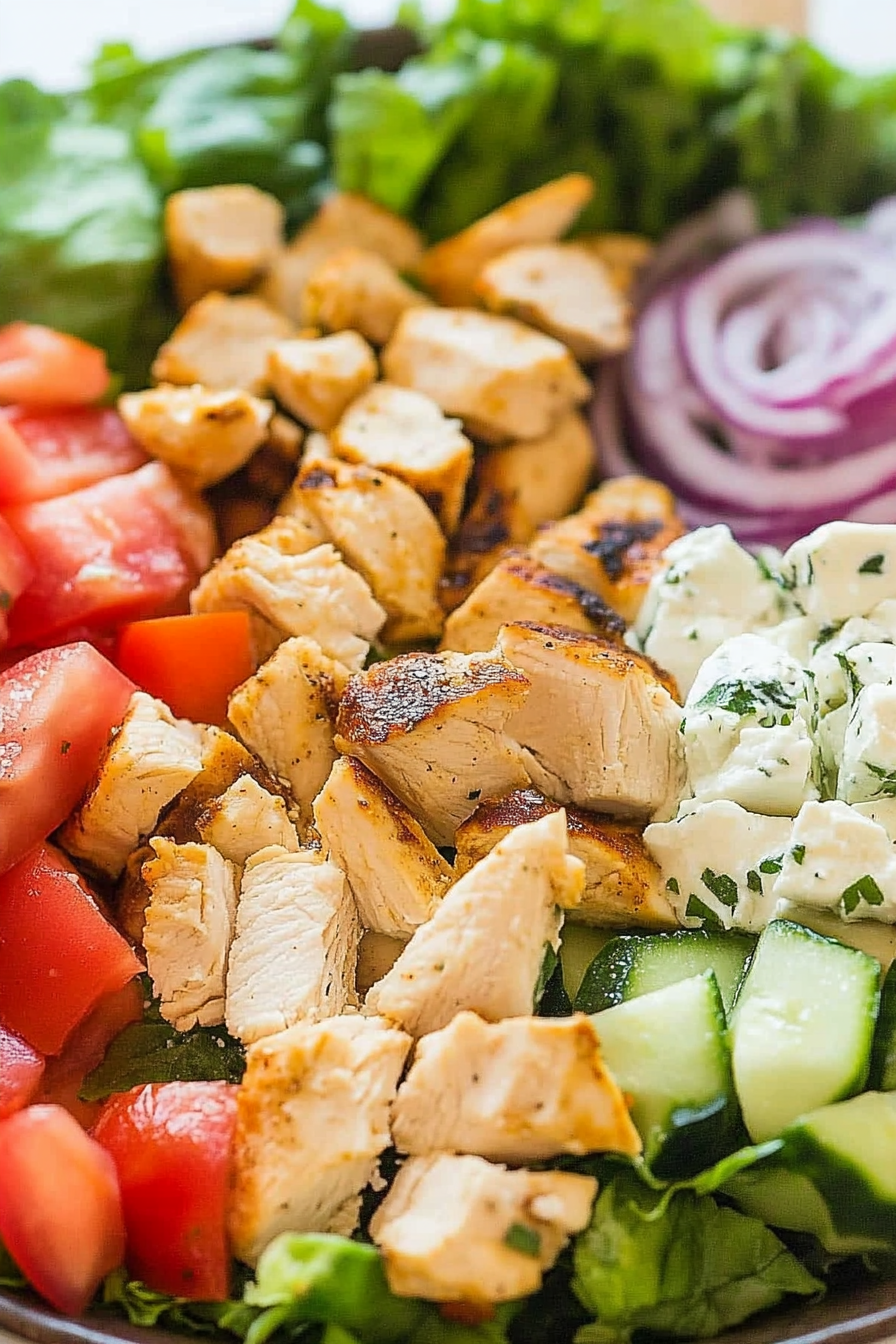 Chicken Gyro Salad