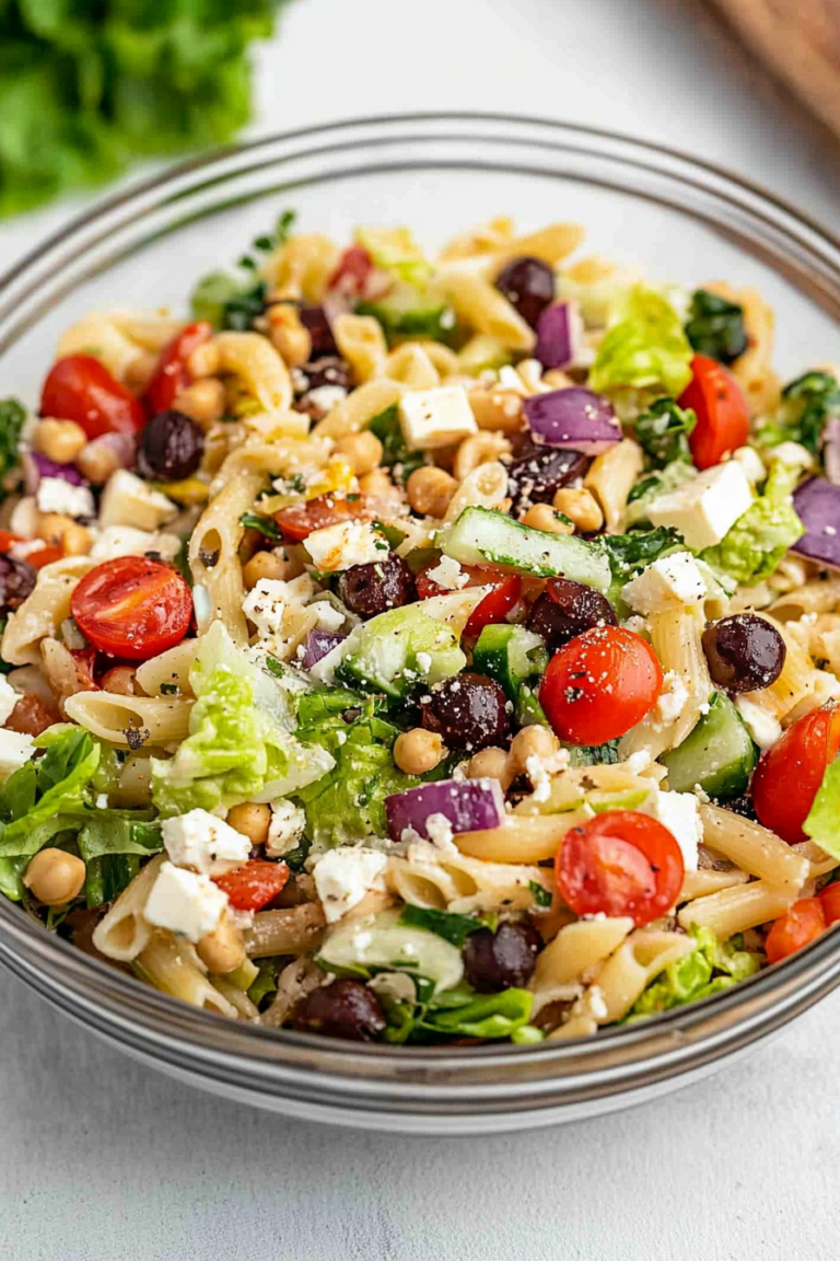 Greek pasta salad