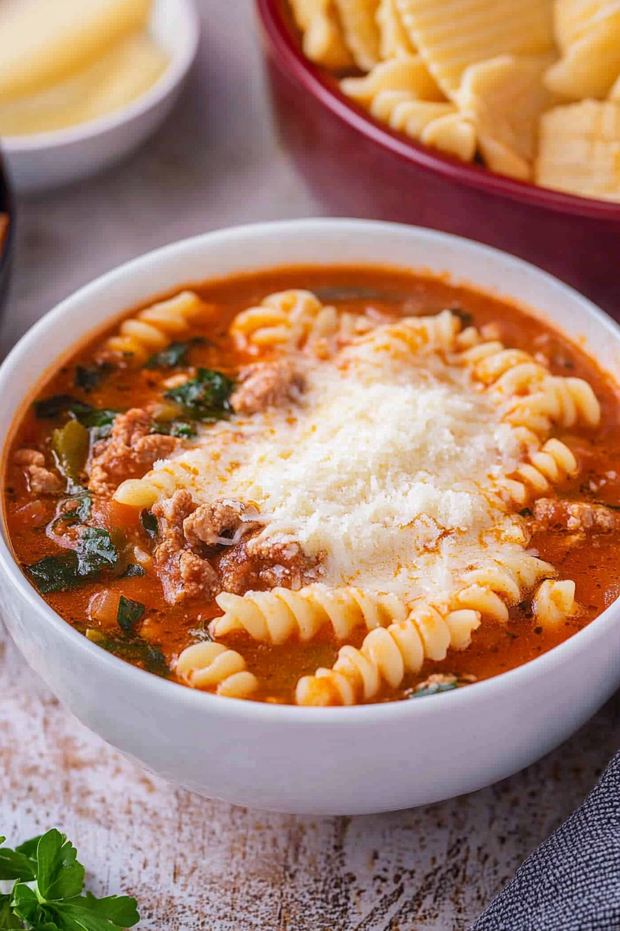 Lasagna Soup