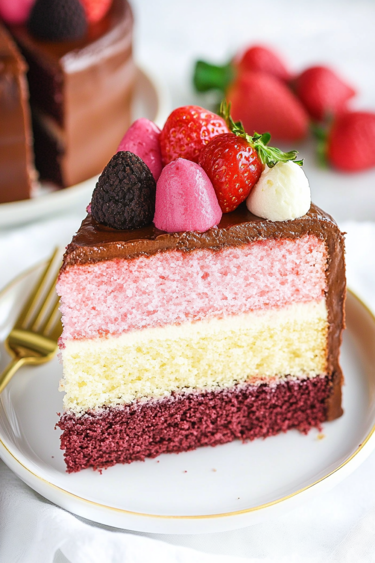 Neapolitan cake