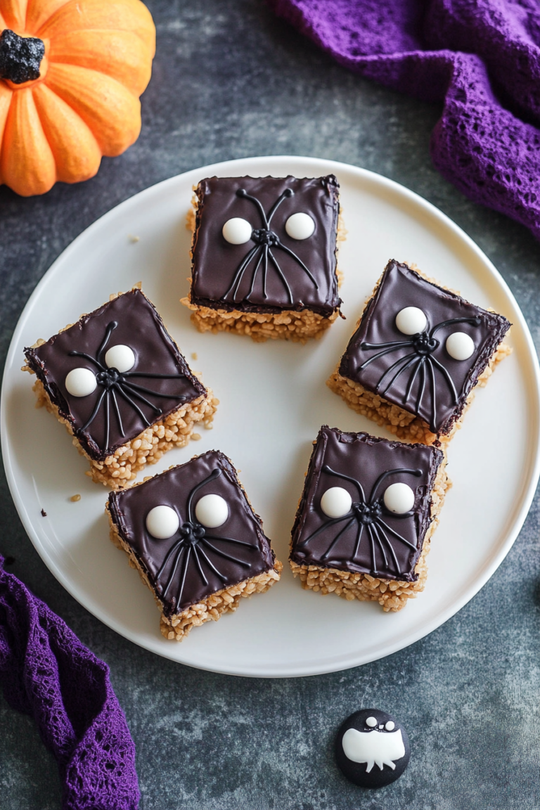 Spider Rice Krispie Treats