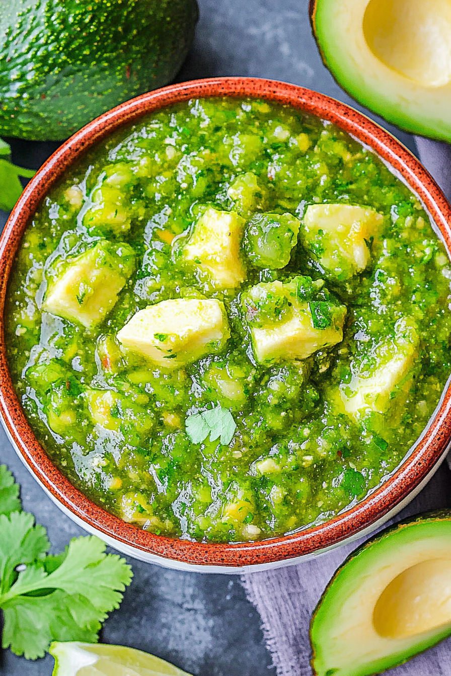 Tomatillo Avocado Salsa