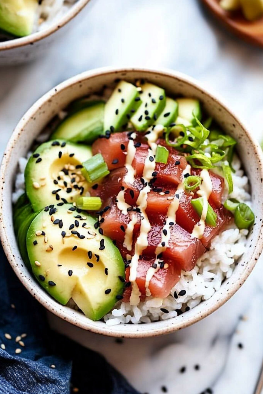 Tuna Poke Bowls
