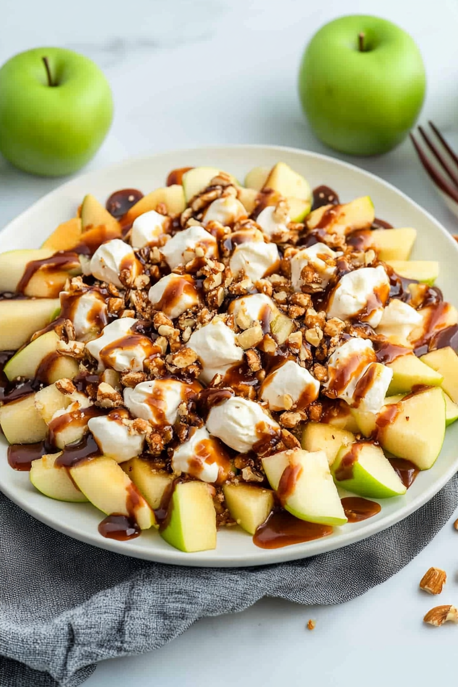apple nachos