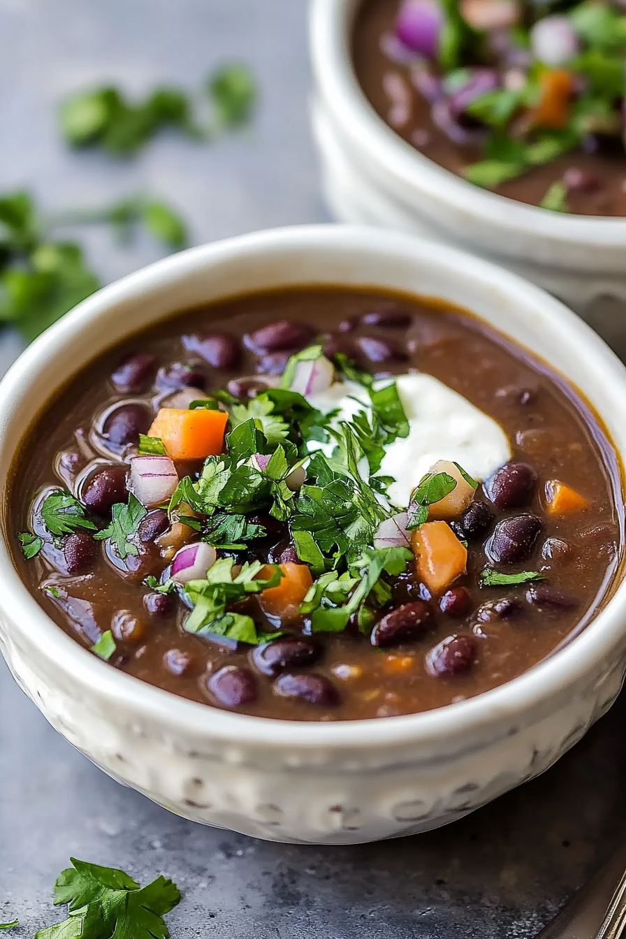 black bean soup