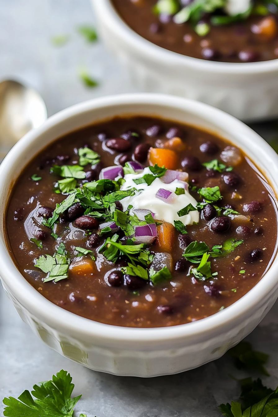 black bean soup