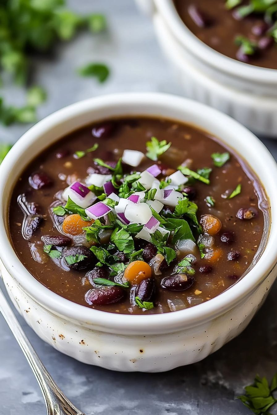 black bean soup