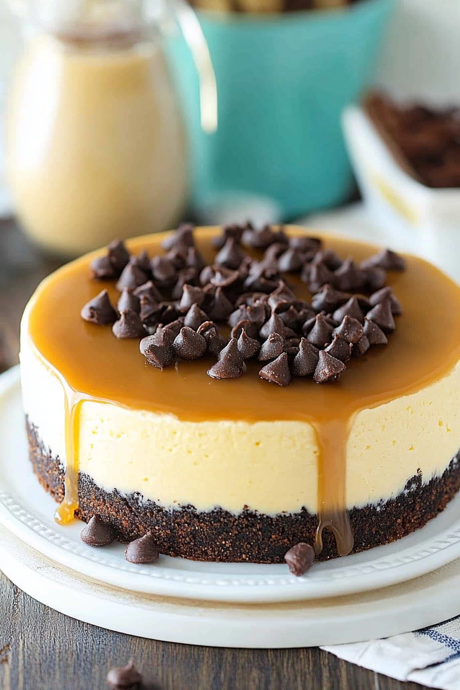 caramel cheesecake