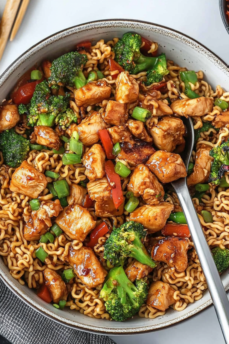 chicken ramen stir-fry