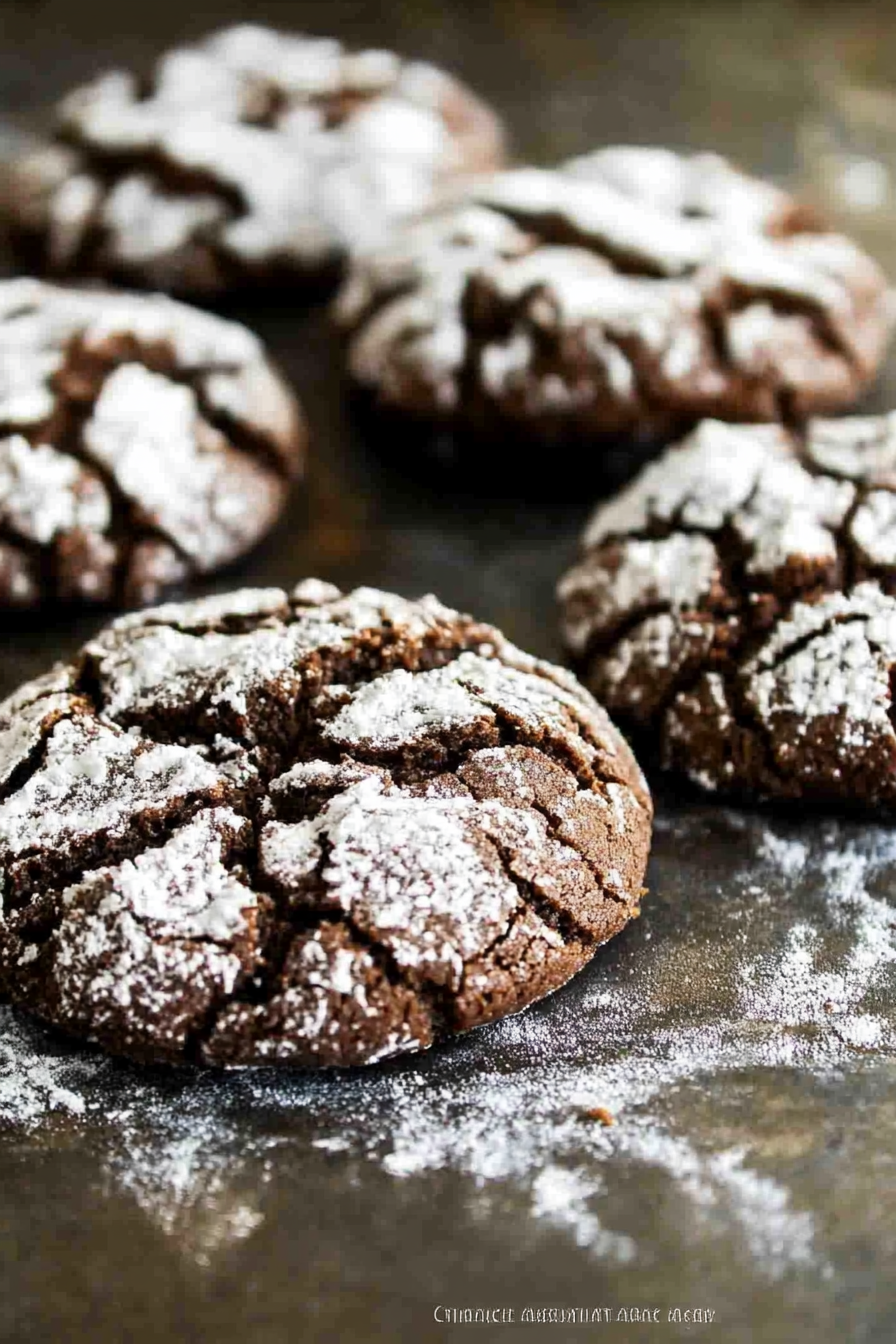 chocolate crinkle cookies