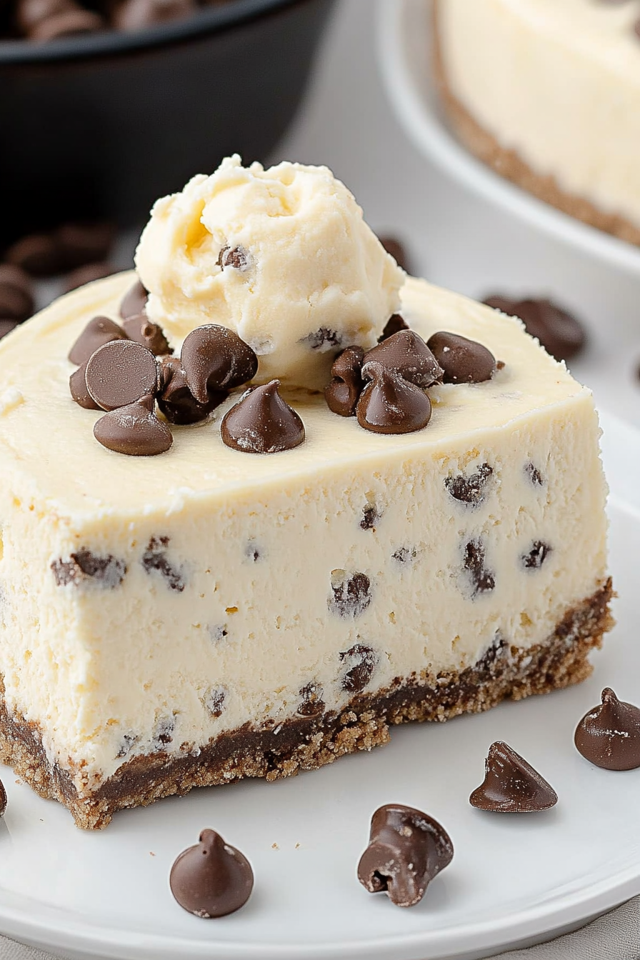 cookie dough cheesecake