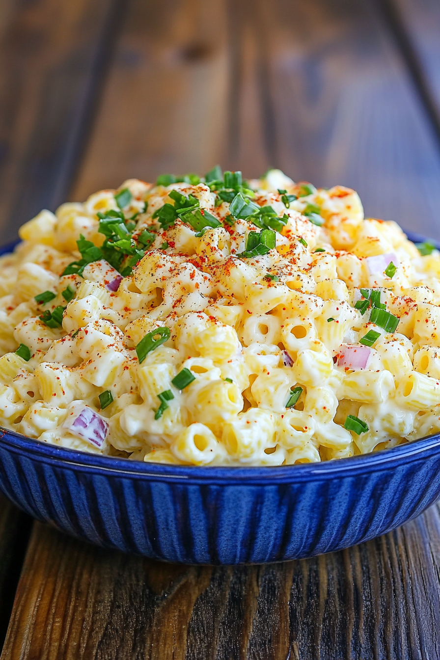 deviled egg pasta salad