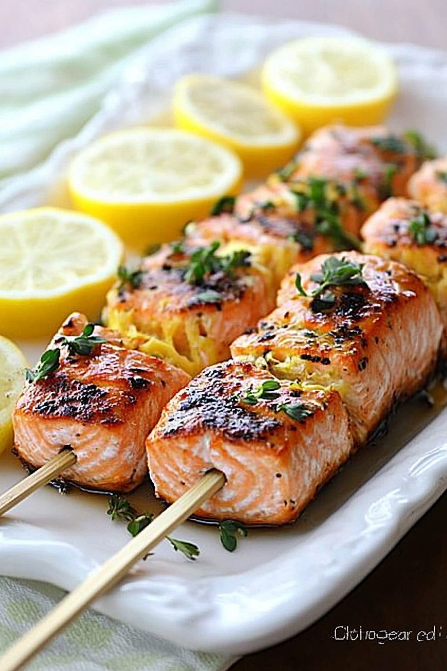 grilled salmon
