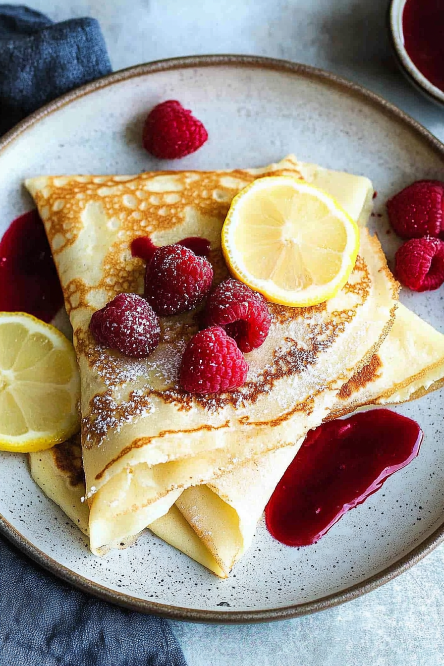 lemon crepes