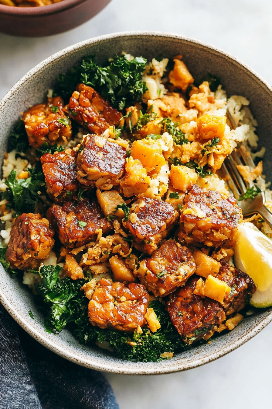 maple mustard tempeh
