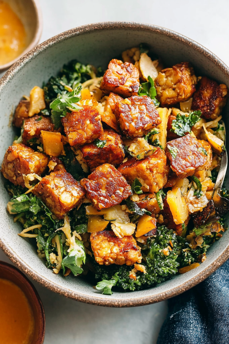 maple mustard tempeh