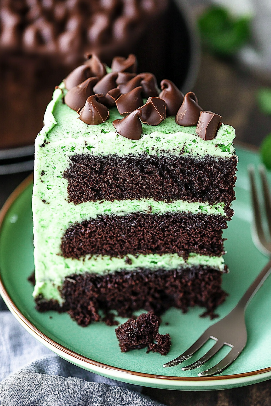mint chocolate cake