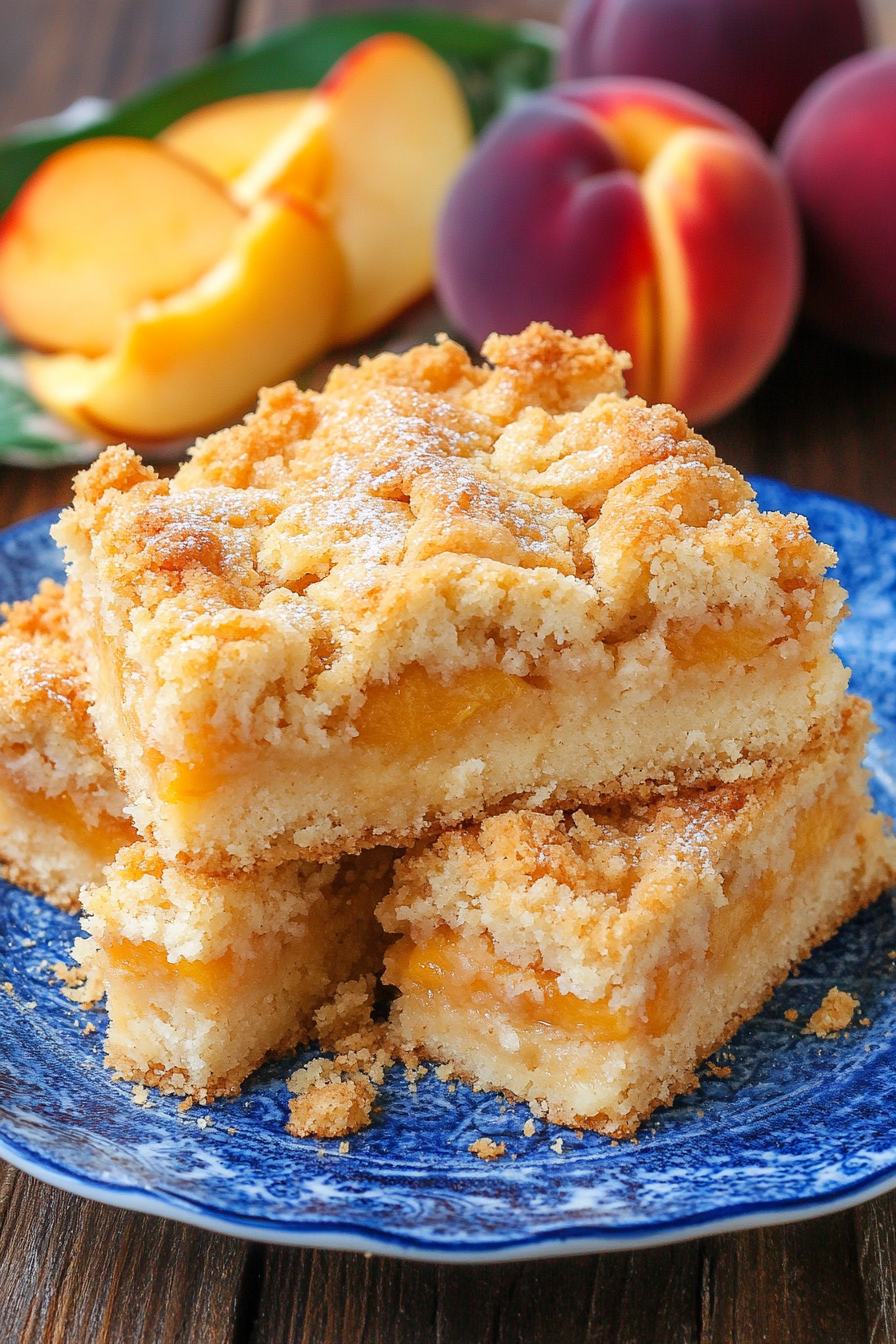 peach coffee cake
