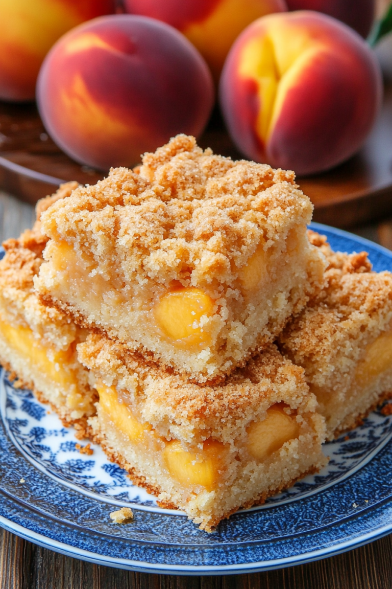 peach coffee cake