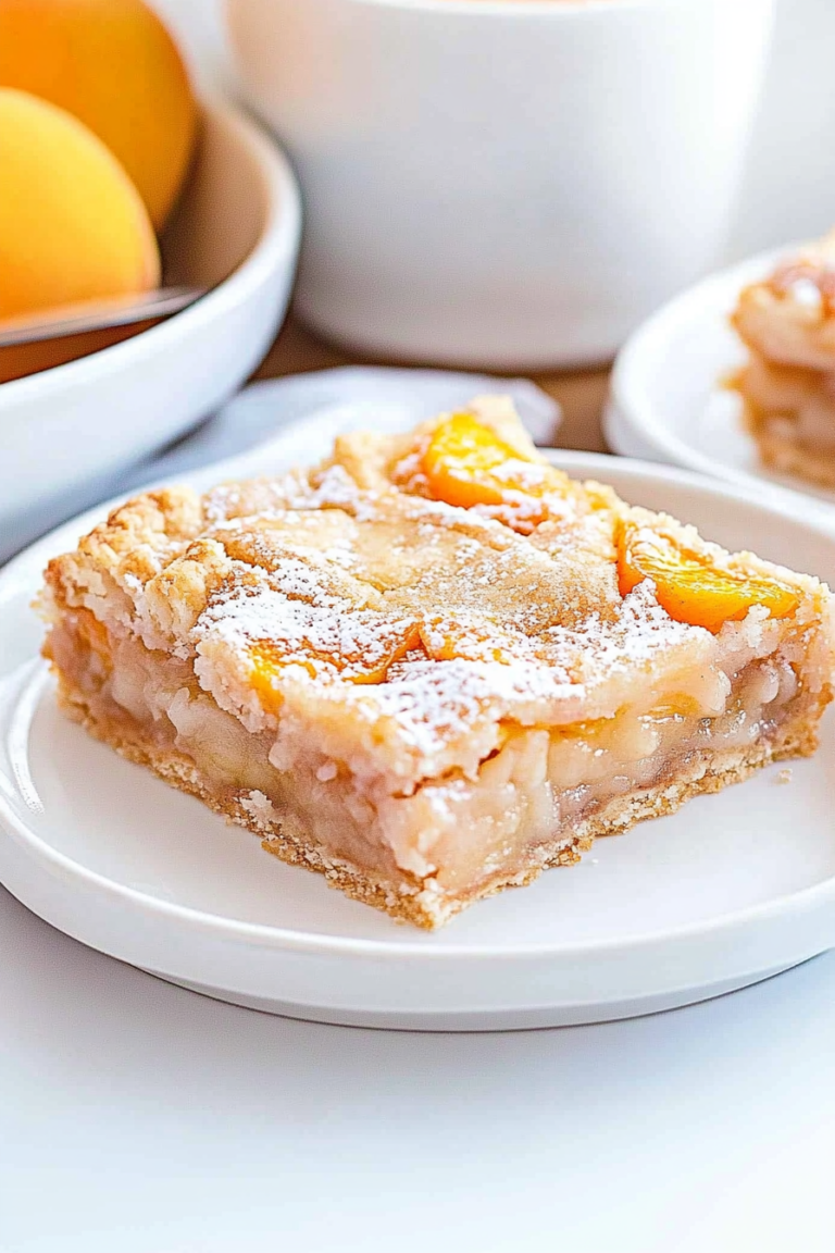 peach pie bars