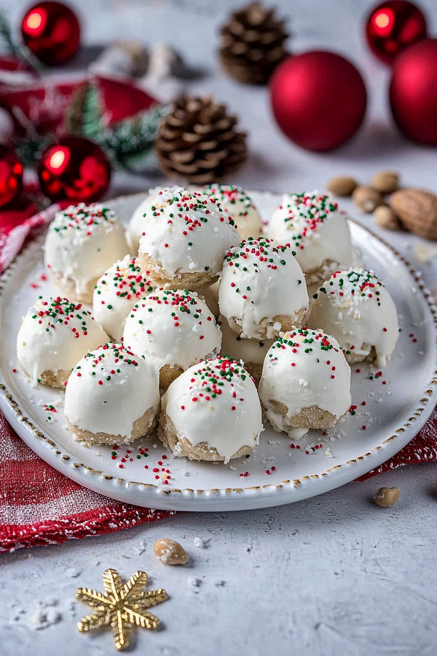 peanut butter snowballs