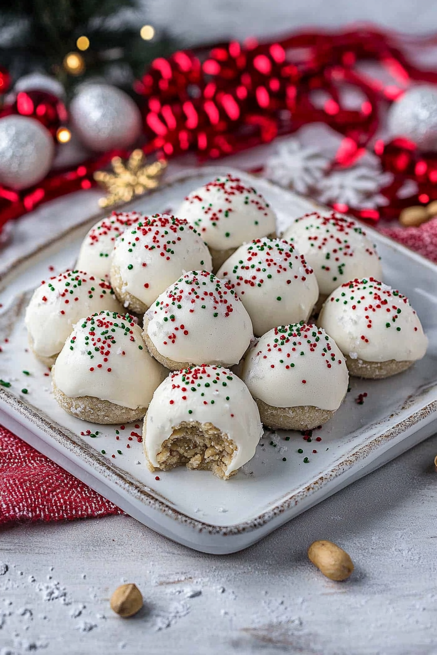 peanut butter snowballs