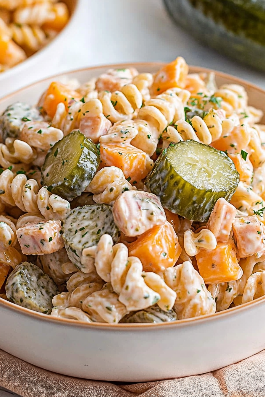 pickle pasta salad