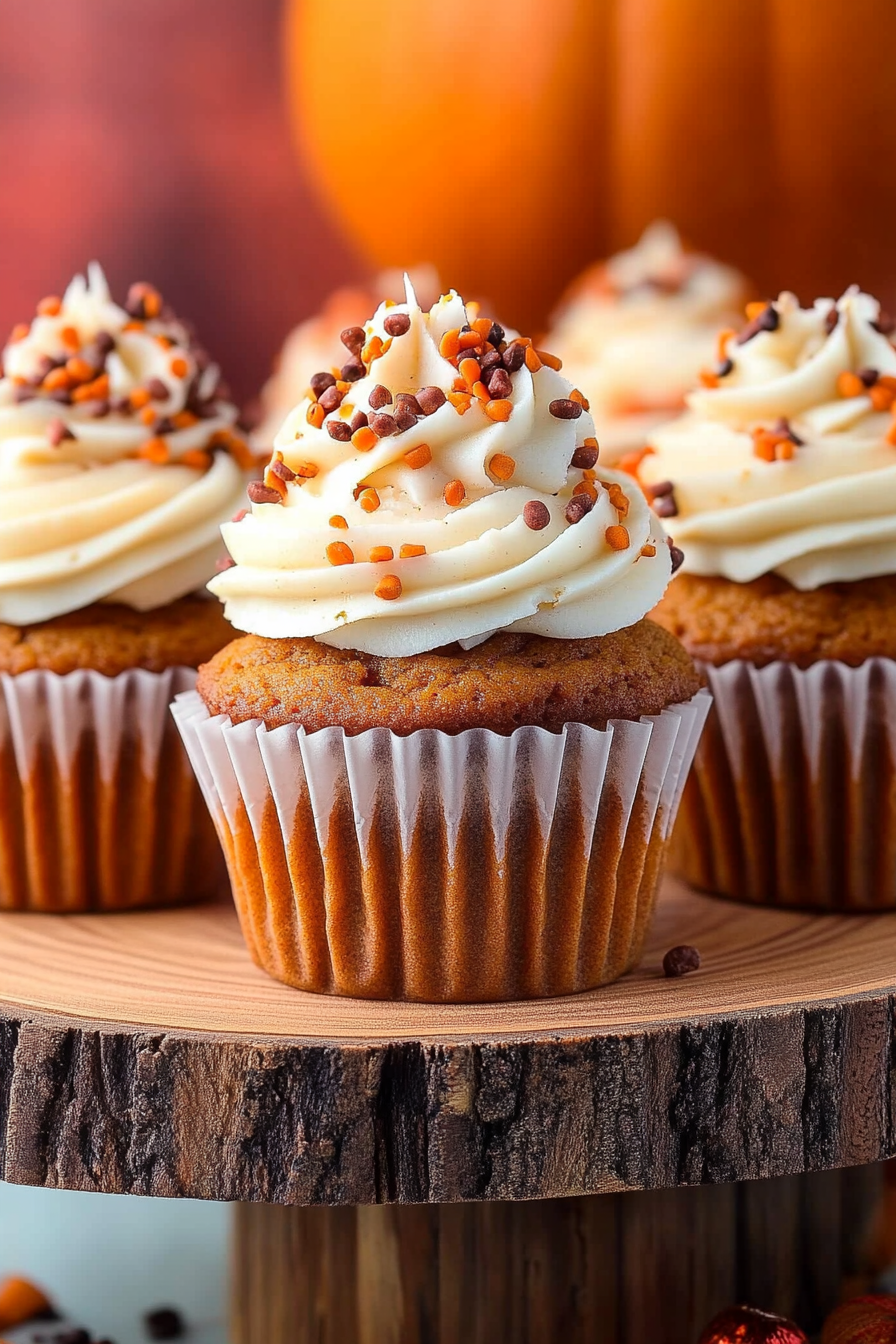 pumpkin cupcakes