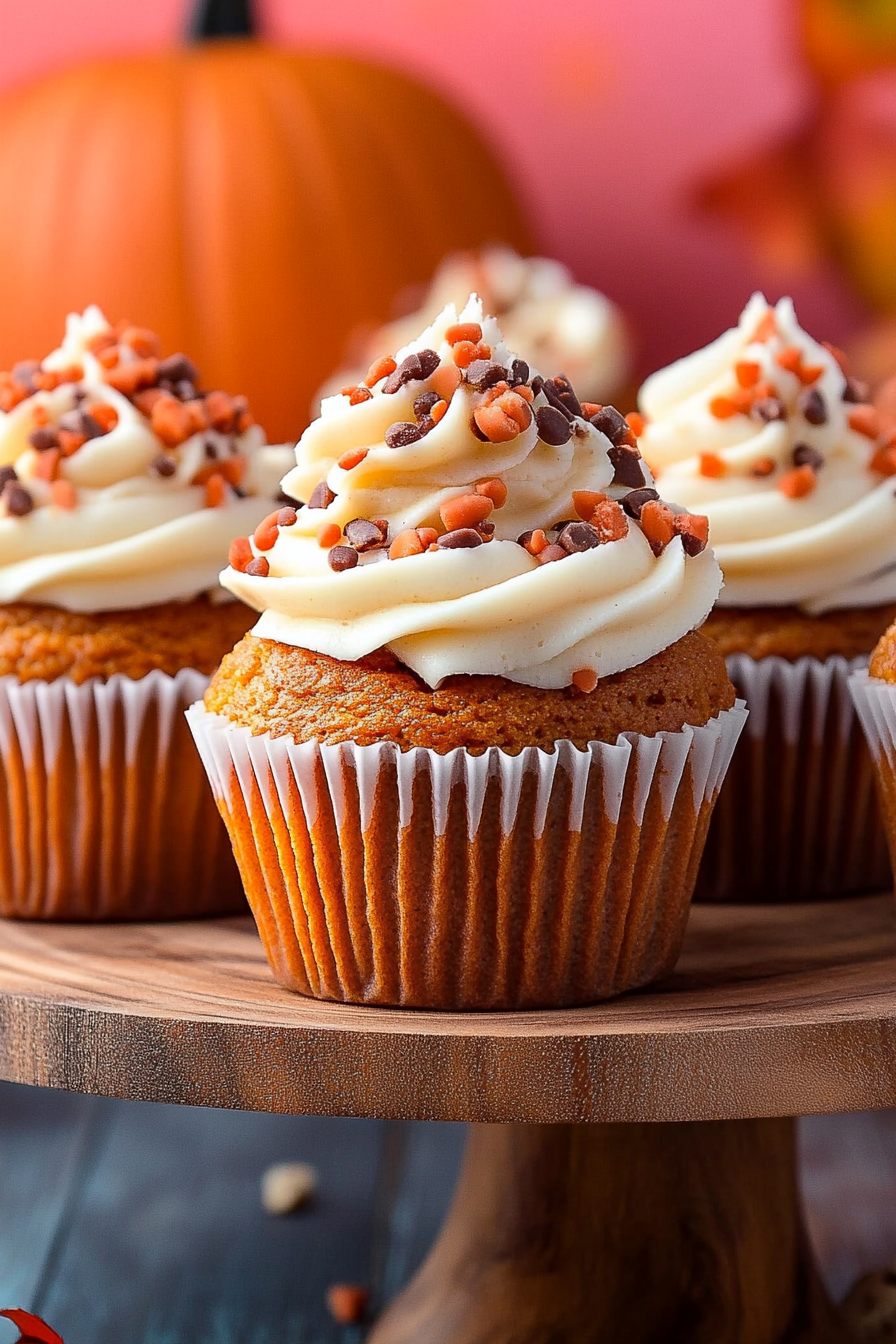 pumpkin cupcakes