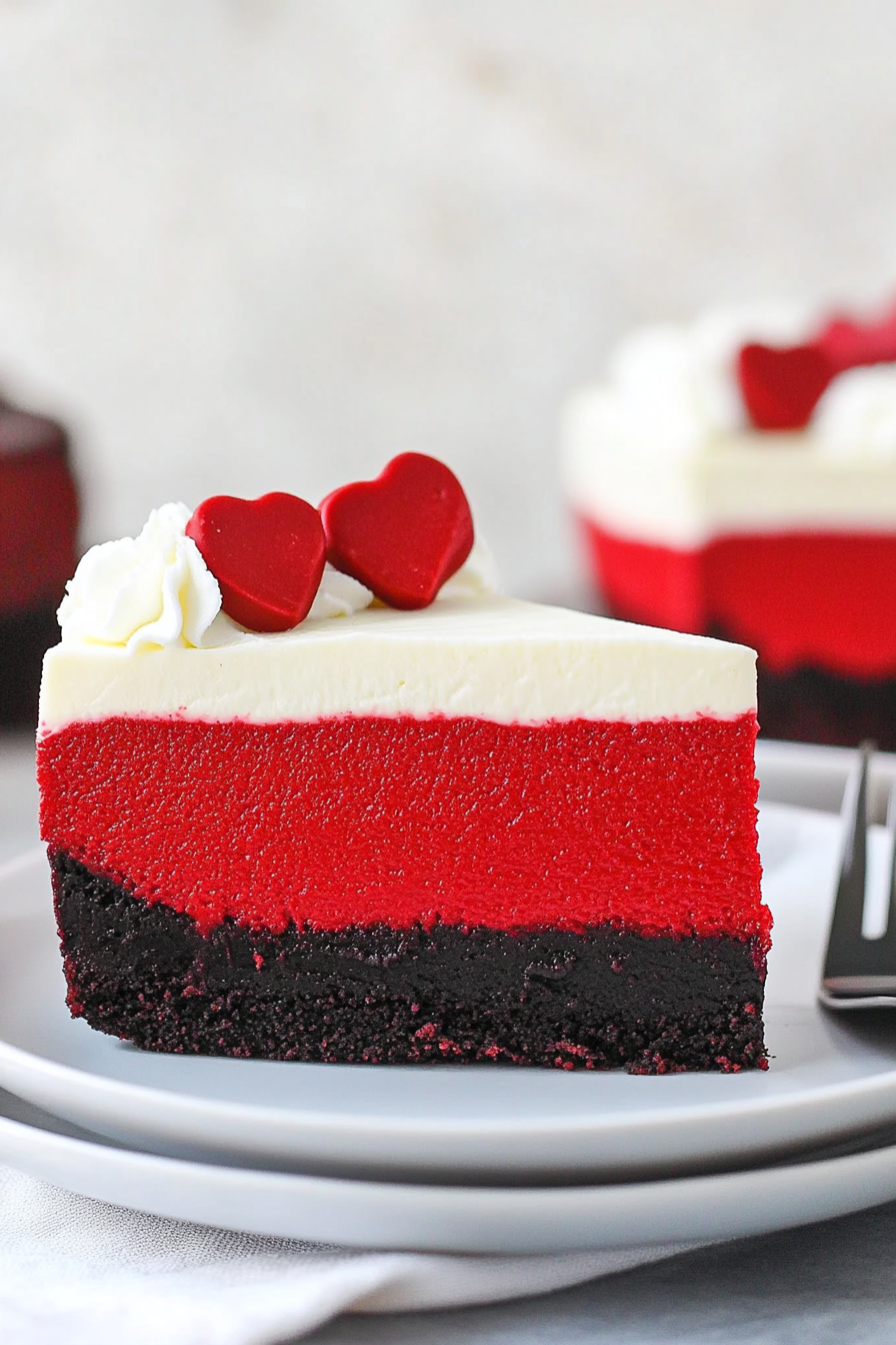 red velvet cheesecake