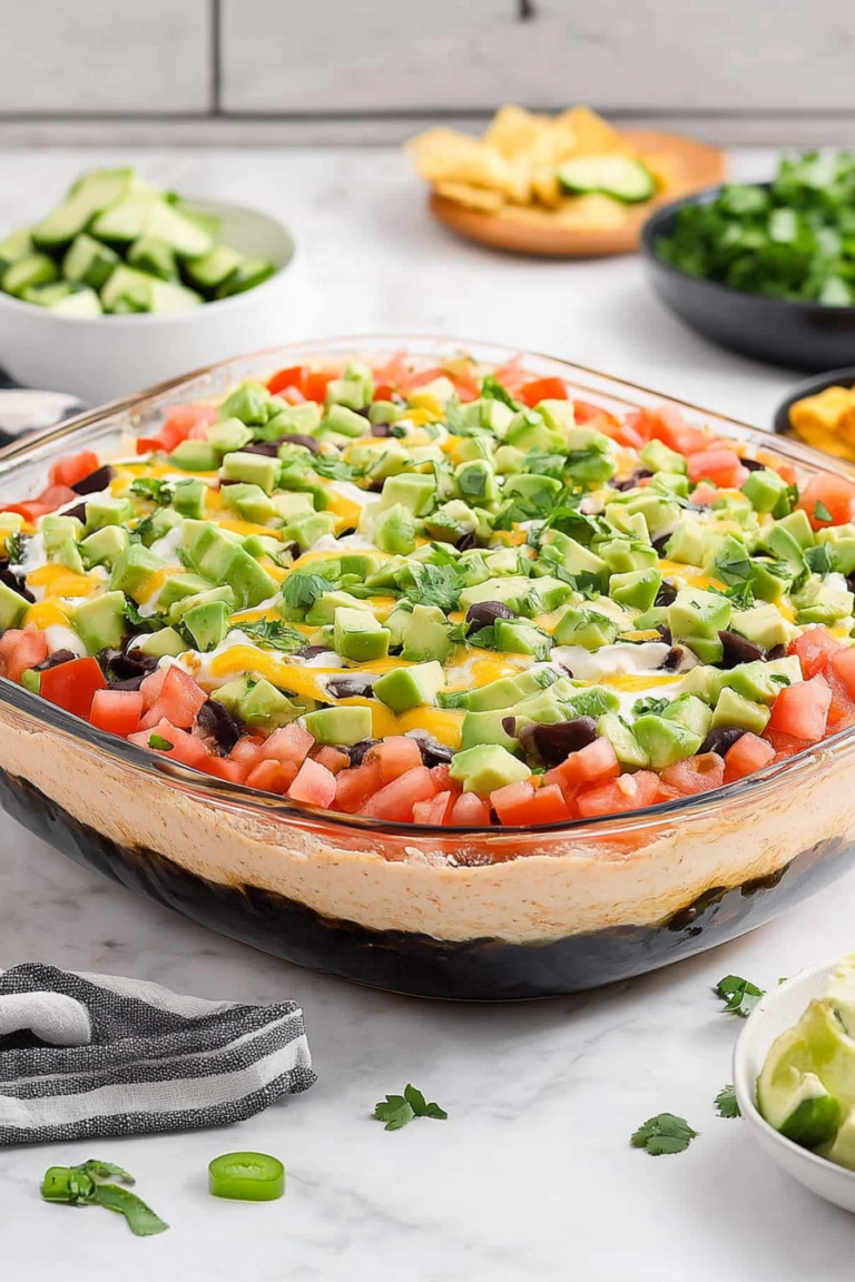 seven layer dip