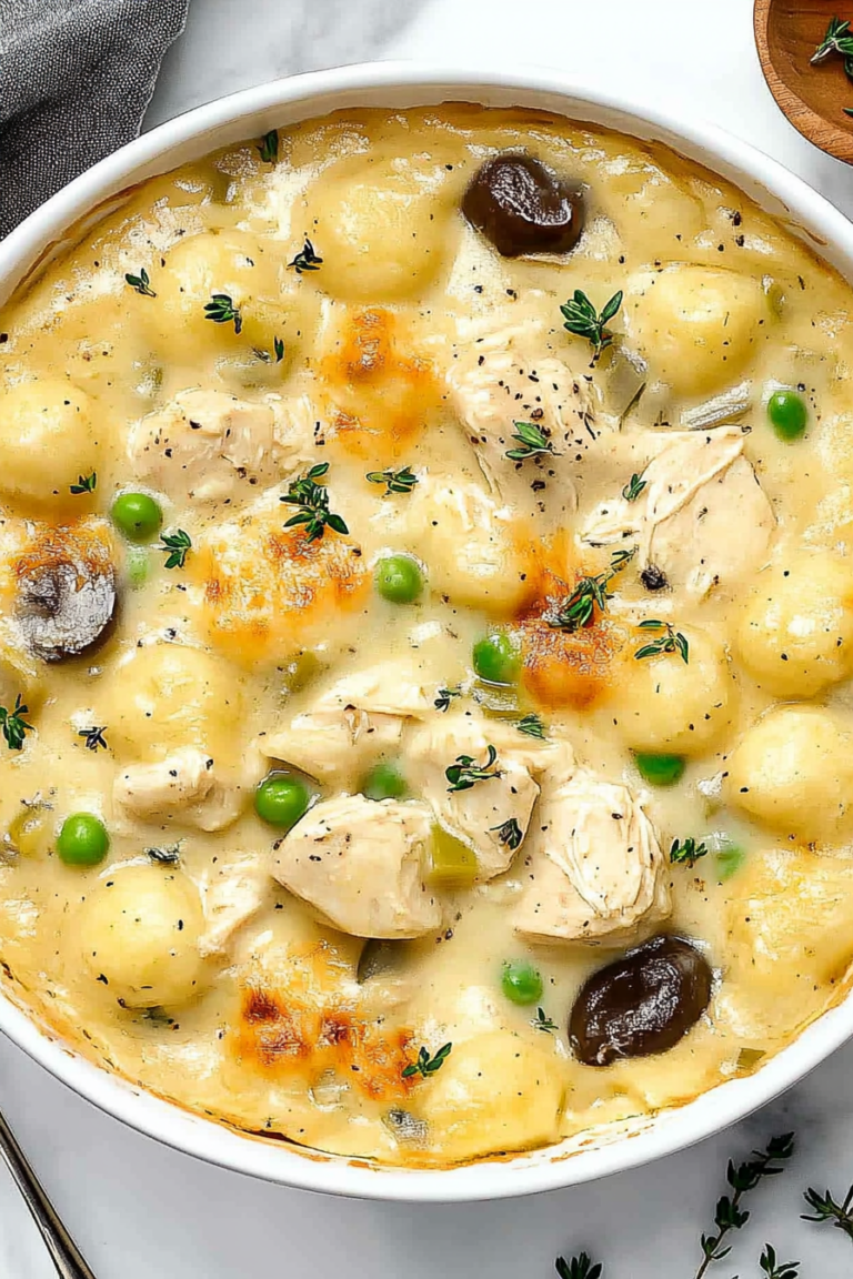 Chicken Gnocchi Pot Pie