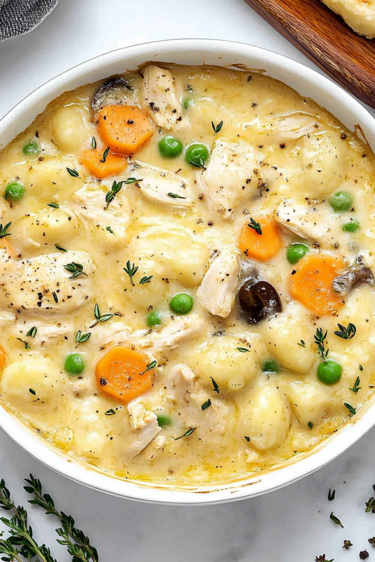 Chicken Gnocchi Pot Pie