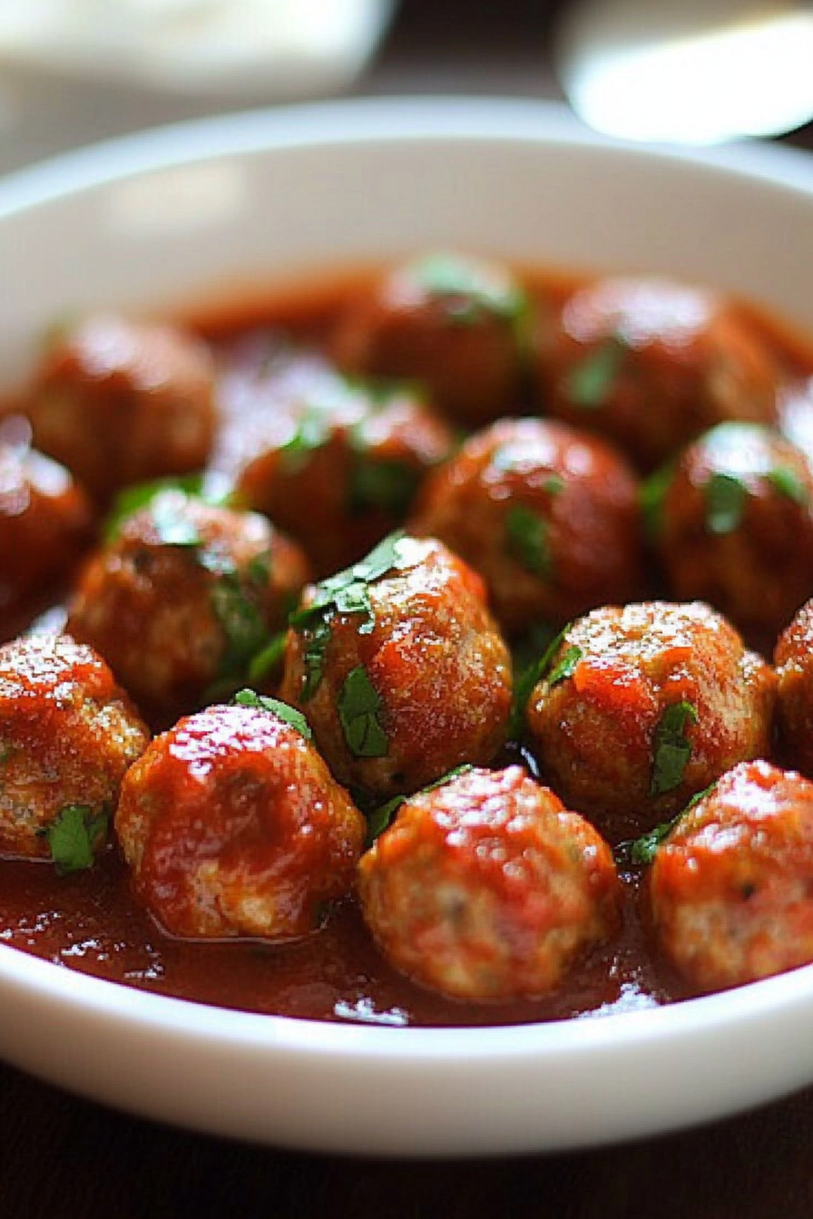 Slow Cooker Turkey Meatballs