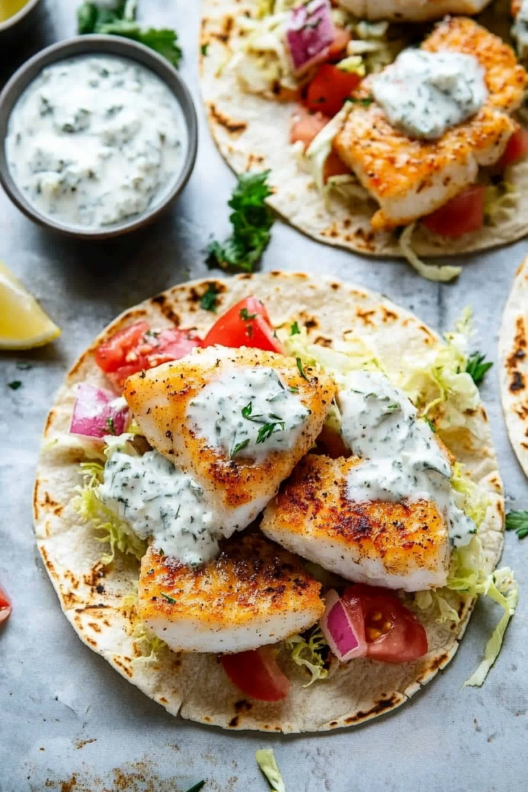 Tzatziki Fish Tacos