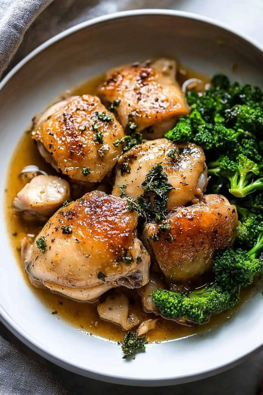 braised chicken thighs