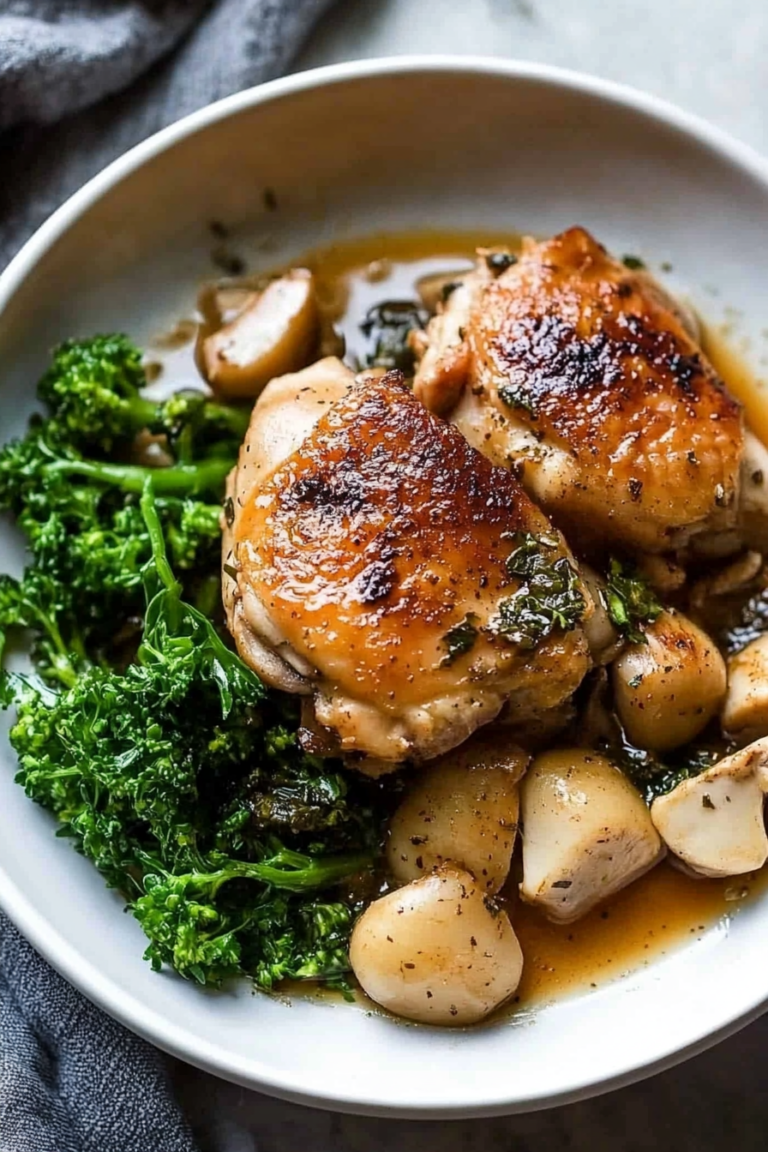 braised chicken thighs