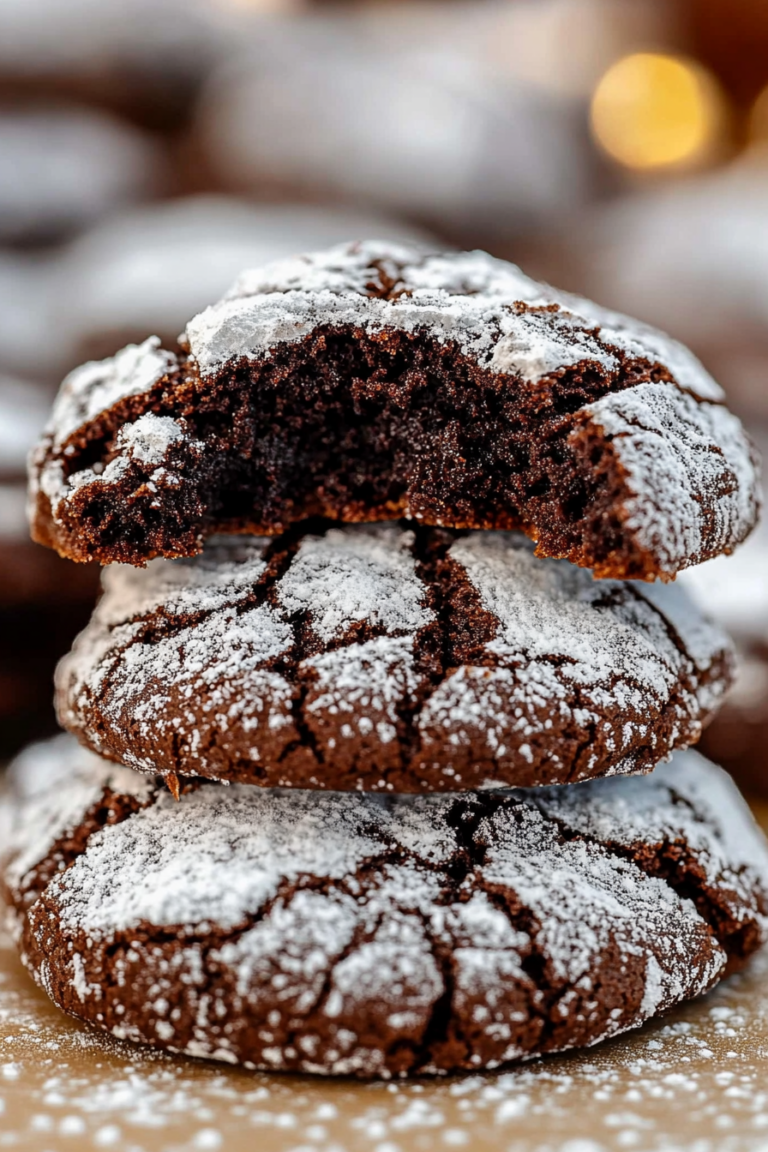 chocolate crinkle cookies