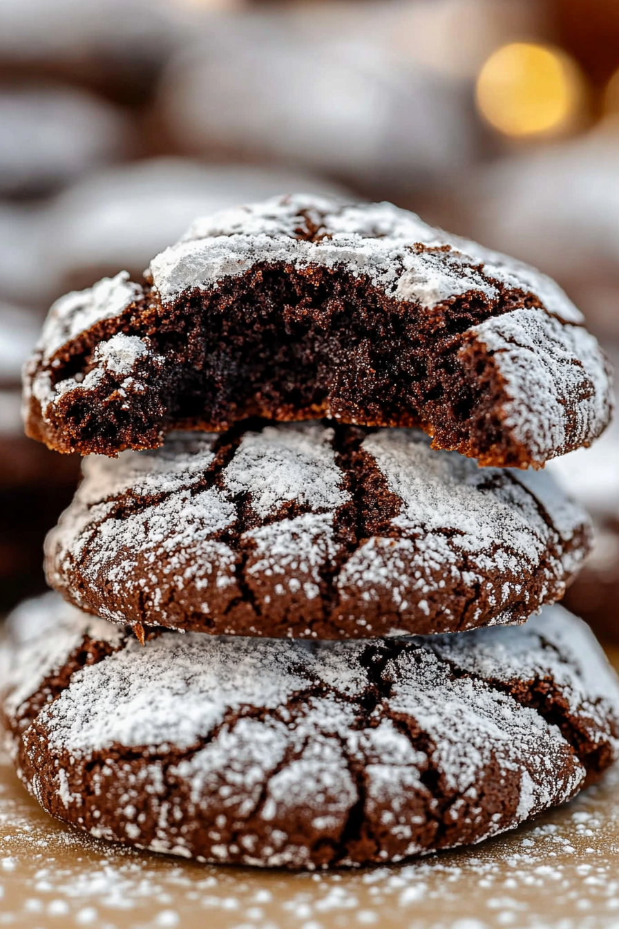 chocolate crinkle cookies
