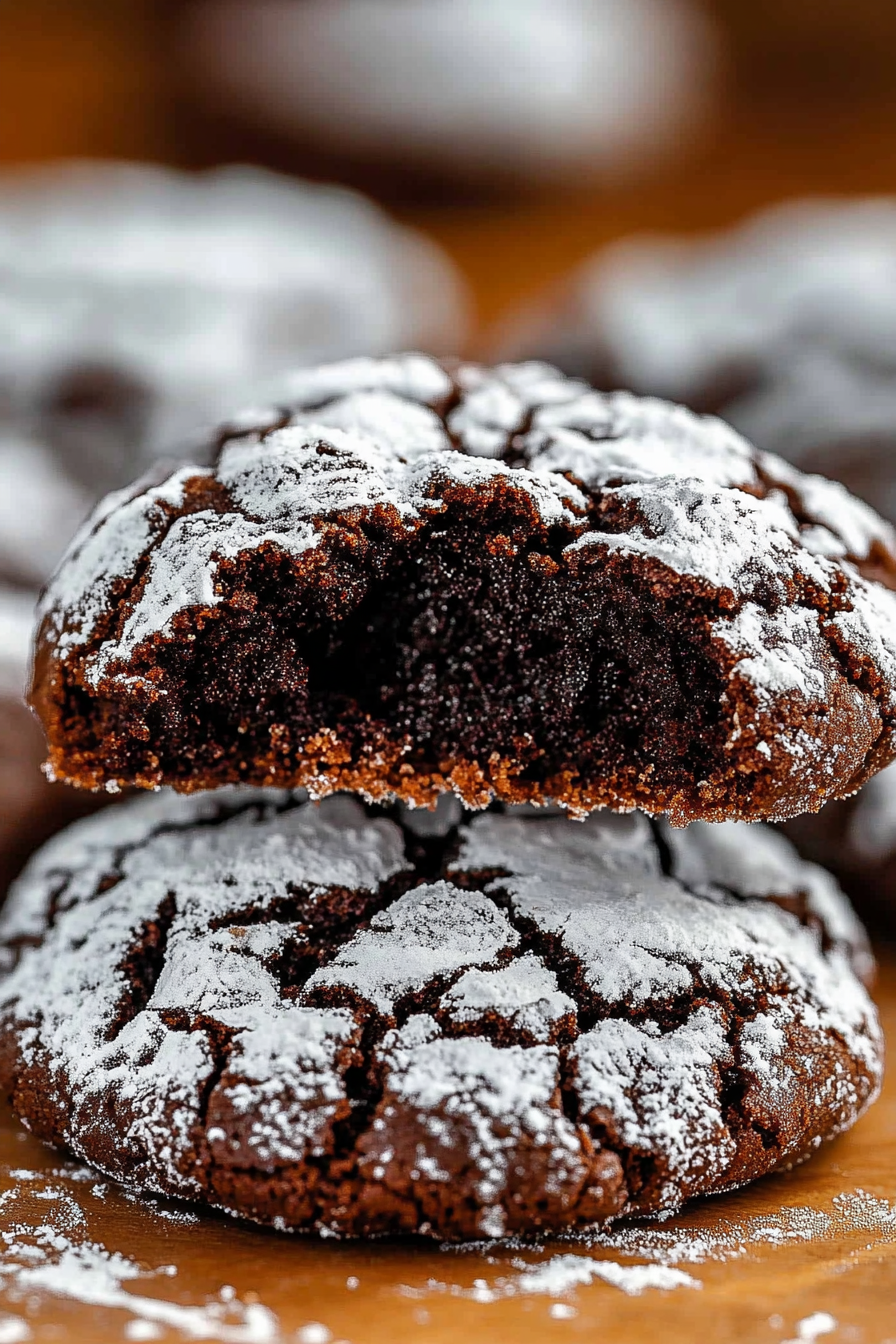 chocolate crinkle cookies