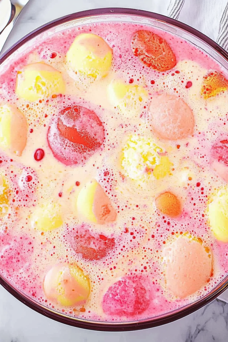 rainbow sherbet punch